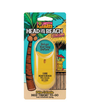 Polynesian Pleasures Head on The Beach by GoodHead Deep Throat Spray To-Go - .30 oz Pia Colada